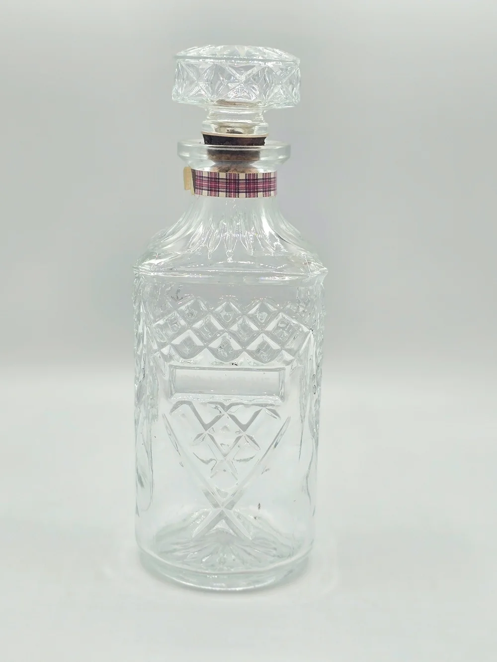 Vintage Drambuie Glass Decanter with Stopper - Clear